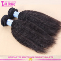 Série 6A dupla tramas tangle livre 100% in natura cabelo reto kinky weave do cabelo malaio distribuidores por atacado